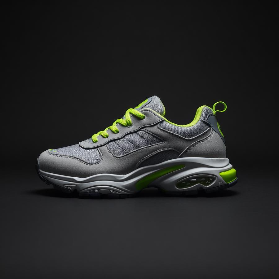 New Balance Torque 9000 in Grey / Volt
